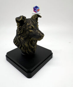 Busto Decorativo de Border Collie en Impresión 3D - Imagen 5