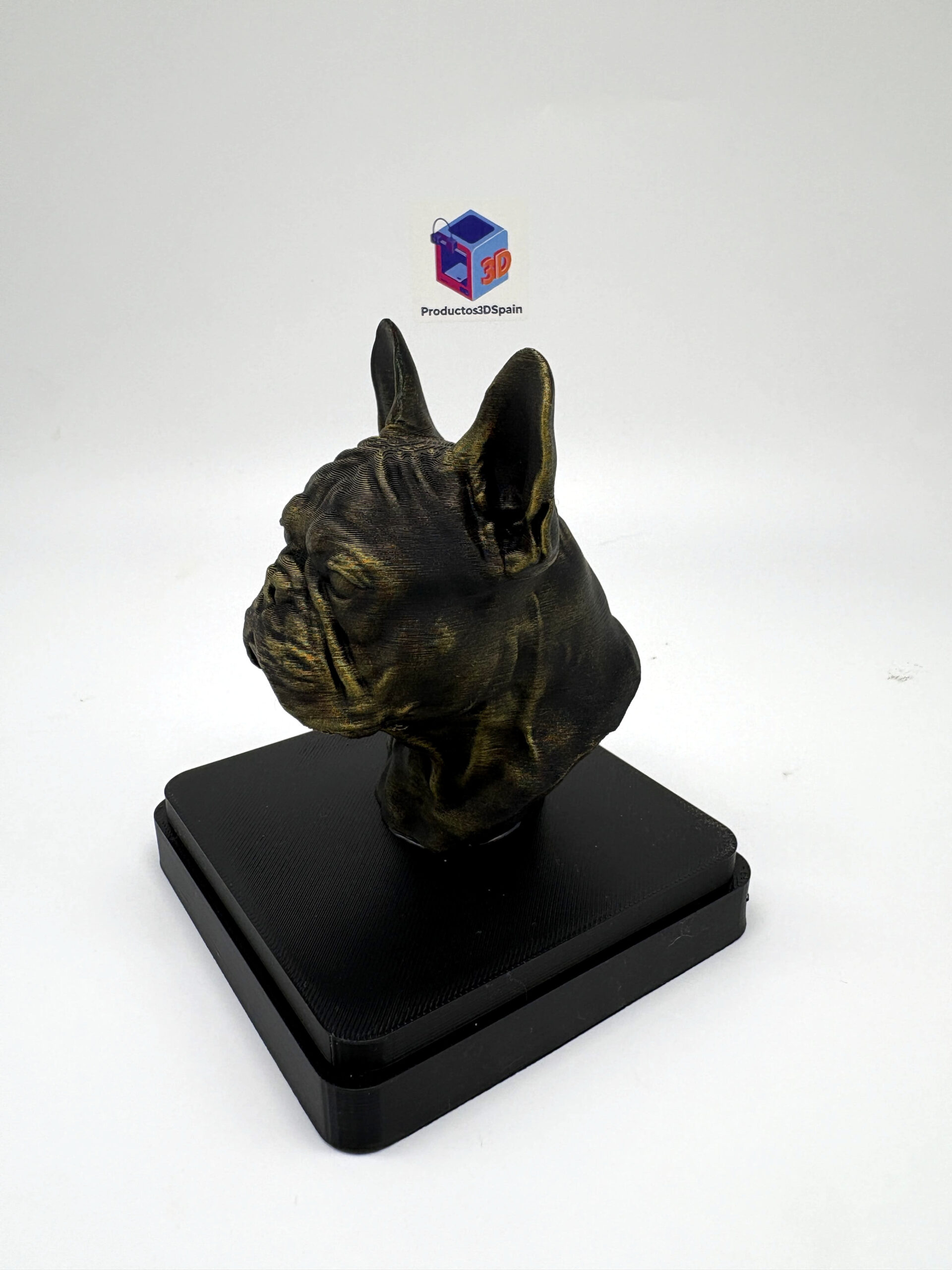 Busto Decorativo de Bulldog Francés en Impresión 3D - Imagen 5