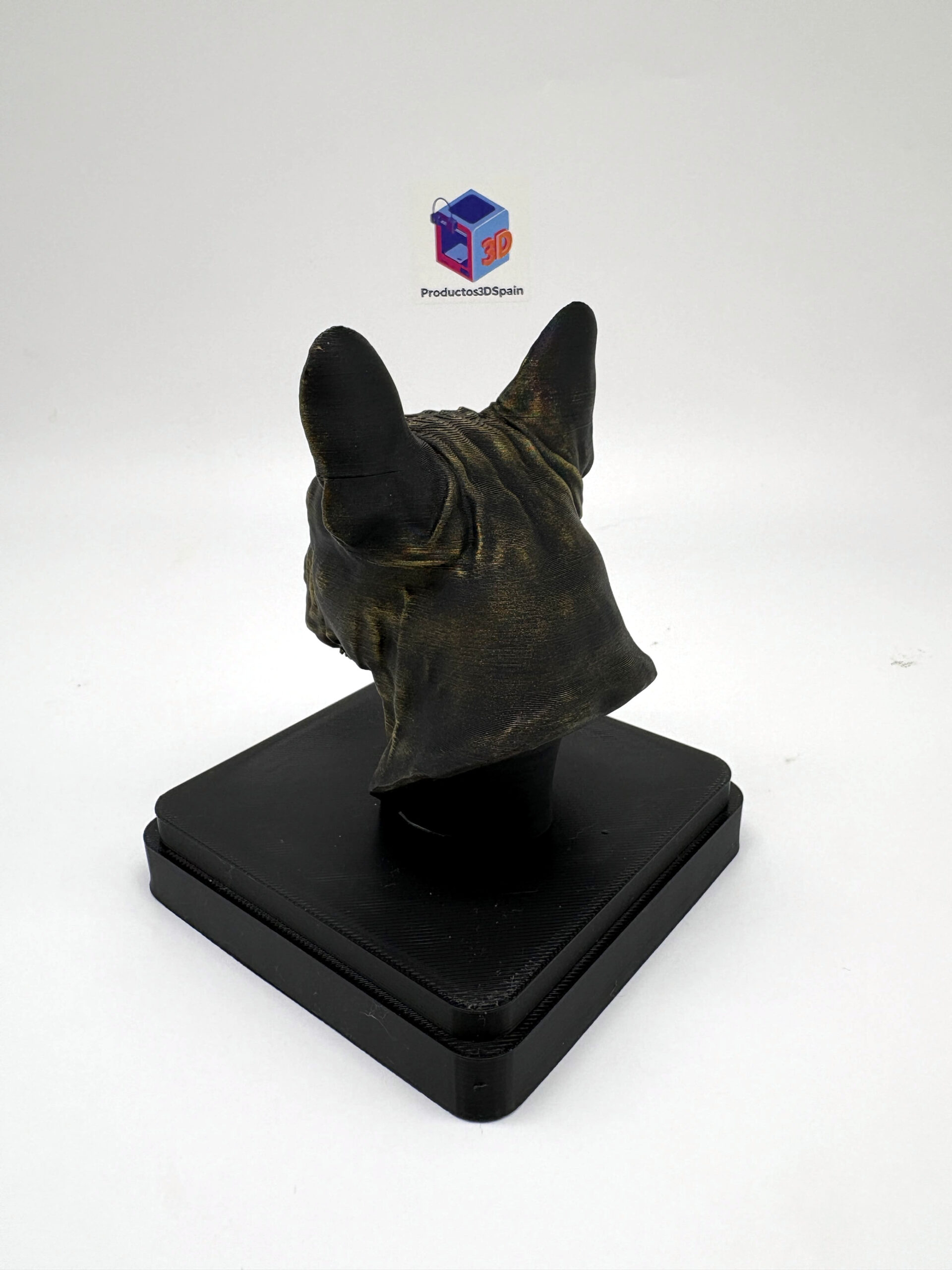 Busto Decorativo de Bulldog Francés en Impresión 3D - Imagen 4