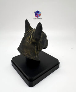 Busto Decorativo de Bulldog Francés en Impresión 3D - Imagen 3