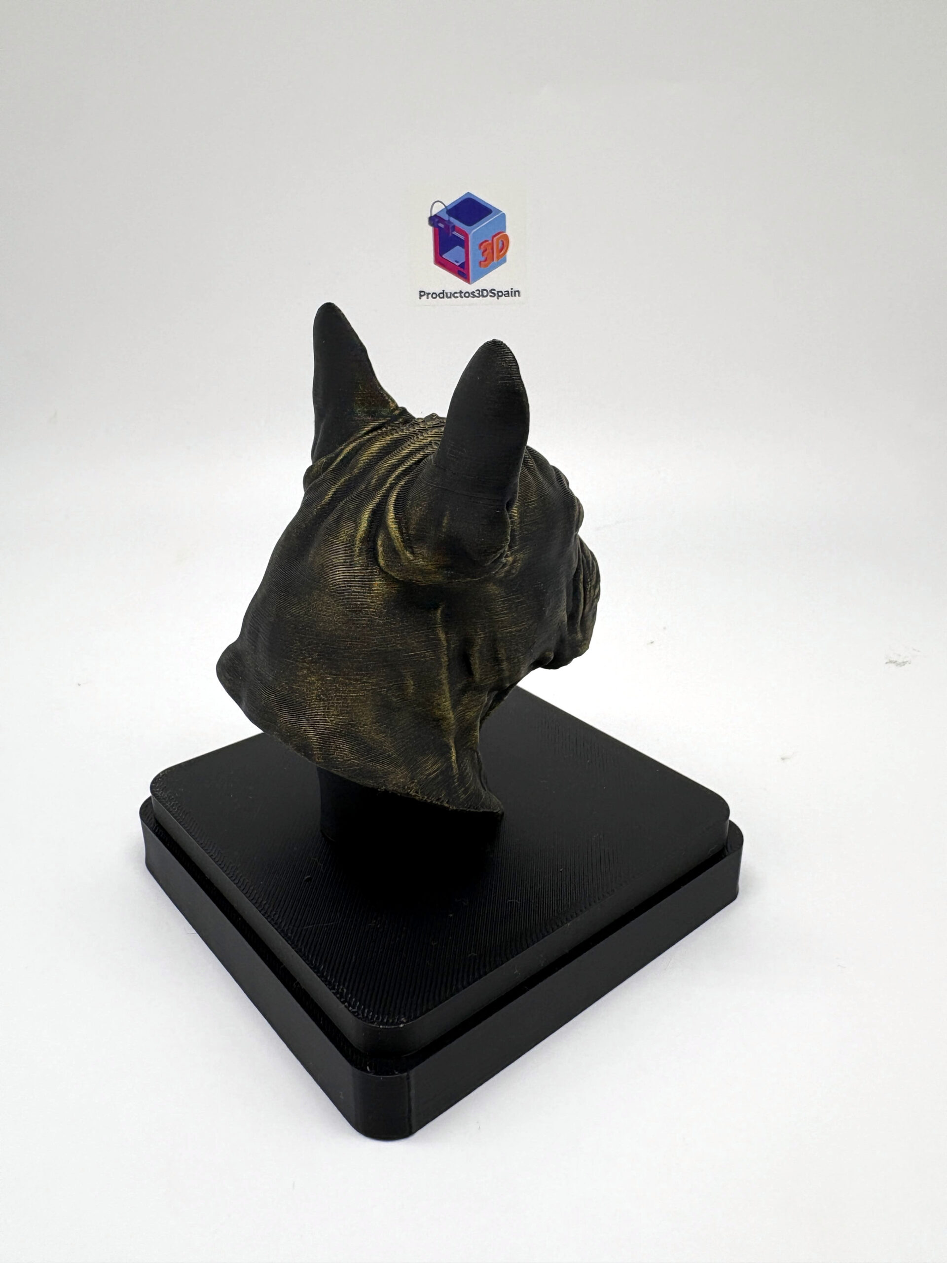 Busto Decorativo de Bulldog Francés en Impresión 3D - Imagen 3