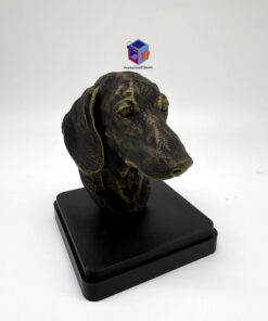 Busto Decorativo de Teckel de Pelo Corto en Impresión 3D - Imagen 5